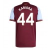 Muški Nogometni Dres Aston Villa Boubacar Kamara #44 Domaci 2025-26 Kratak Rukav